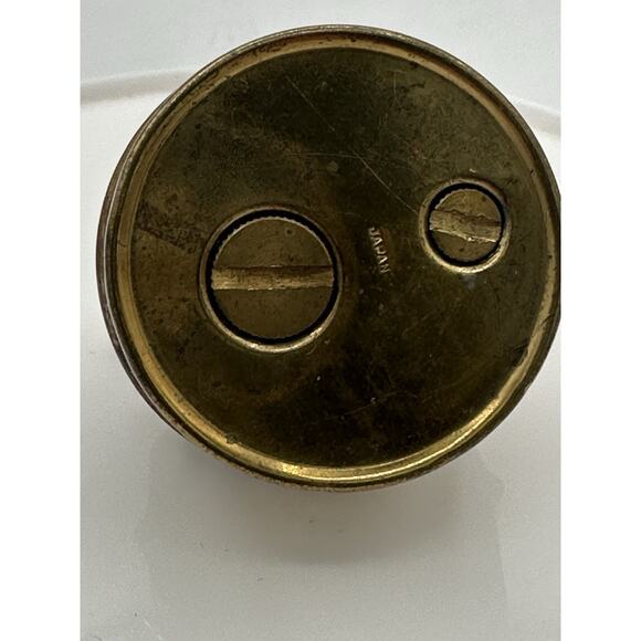 Vintage Brass Table Lighter Japan Untested - Picture 4 of 5